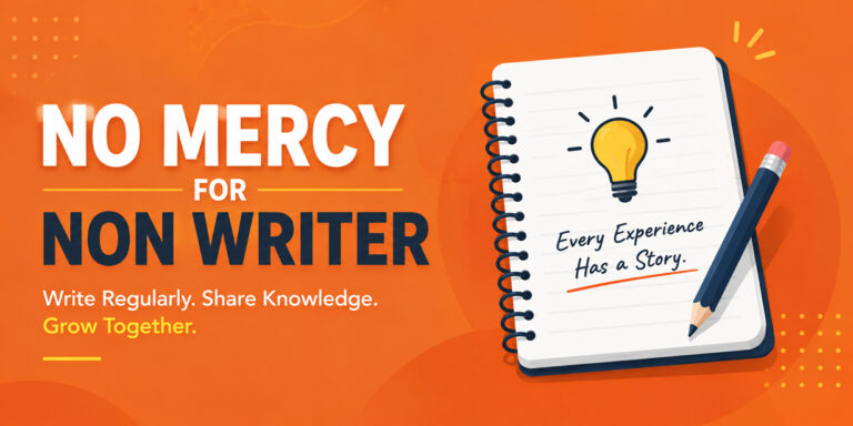 No mercy for non writer