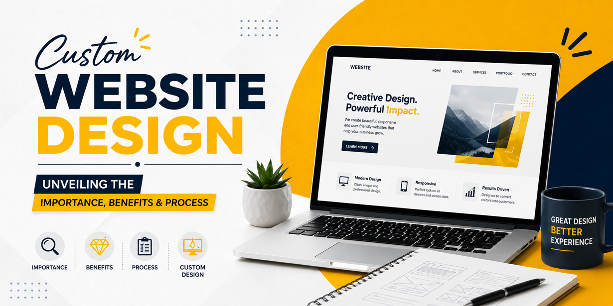 Custom Website Design: Unveiling the Importance, Benefits, Process